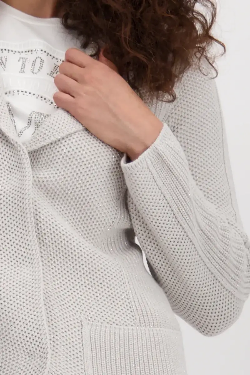 Monari Strickmantel mit Reverskragen Hotsell