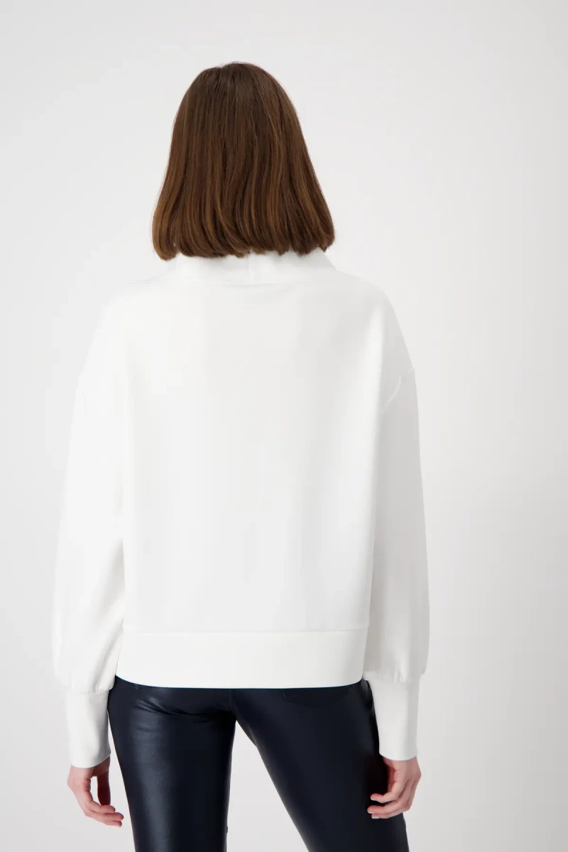 Monari Sweatshirt mit Emblem Print im Angebot