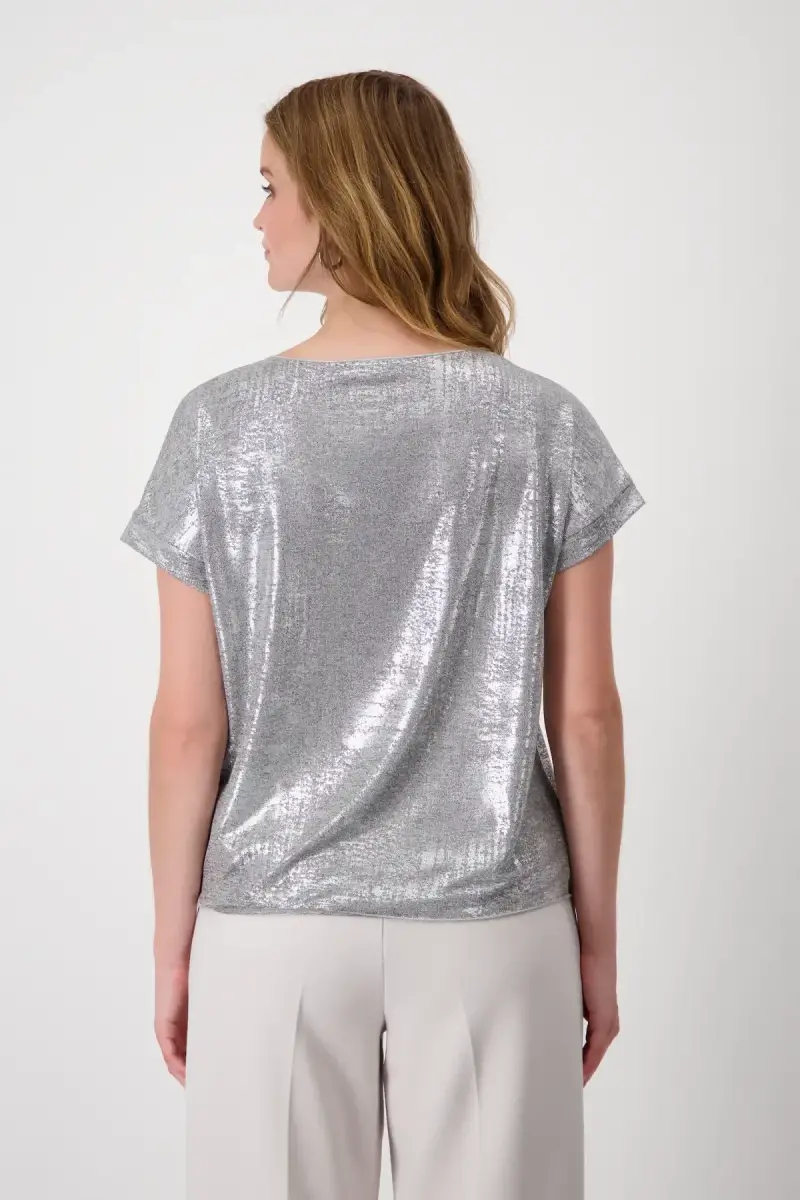 Monari Glänzendes T-Shirt Schlussverkauf