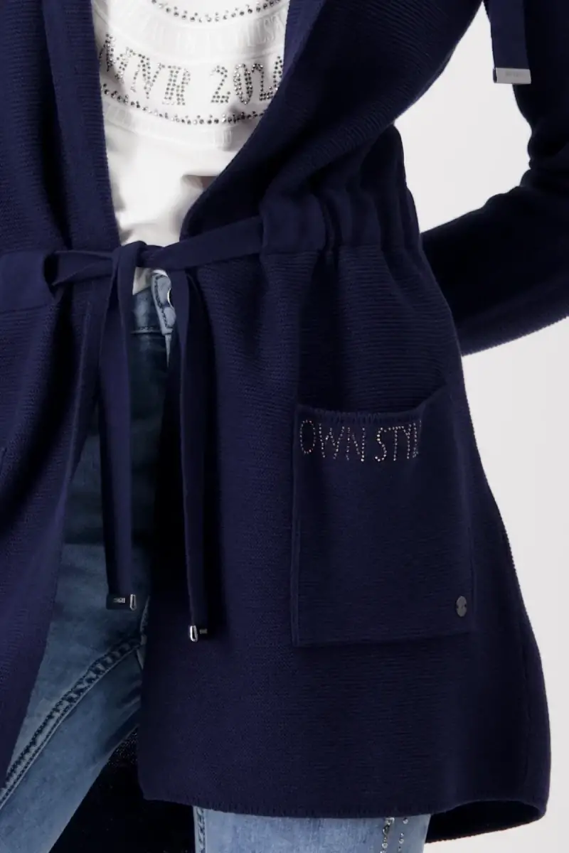 Monari Strickjacke mit Taillenband Fabrikpreis