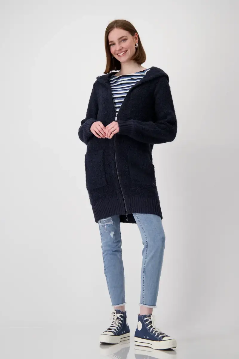 Monari Boucle Jacke mit Kapuze Flash Sale