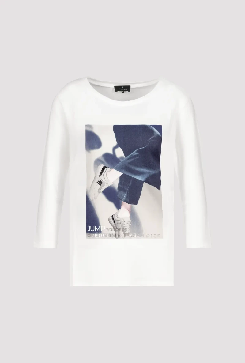 Monari Shirt mit Print Weihnachtsangebot