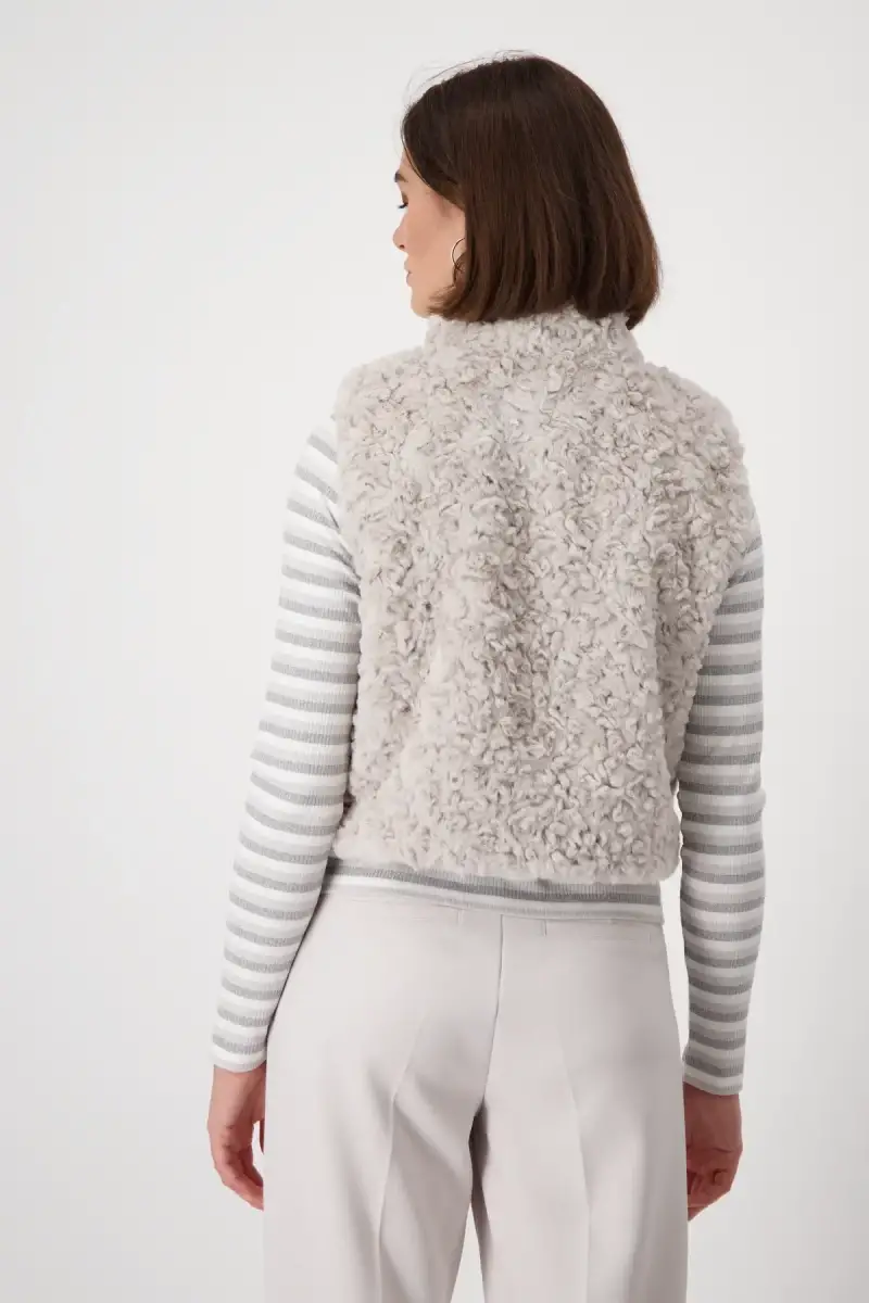 Monari Cropped-Weste mit Taschen Lagerräumung