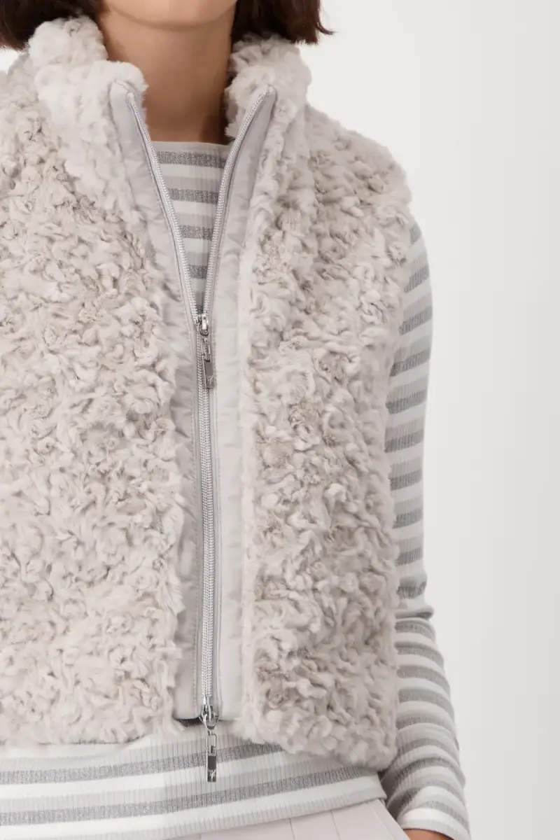 Monari Cropped-Weste mit Taschen Lagerräumung