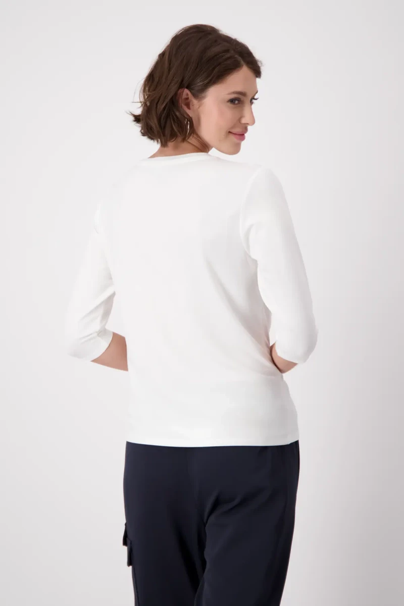 Monari Shirt mit Emblem Print Neueste Mode