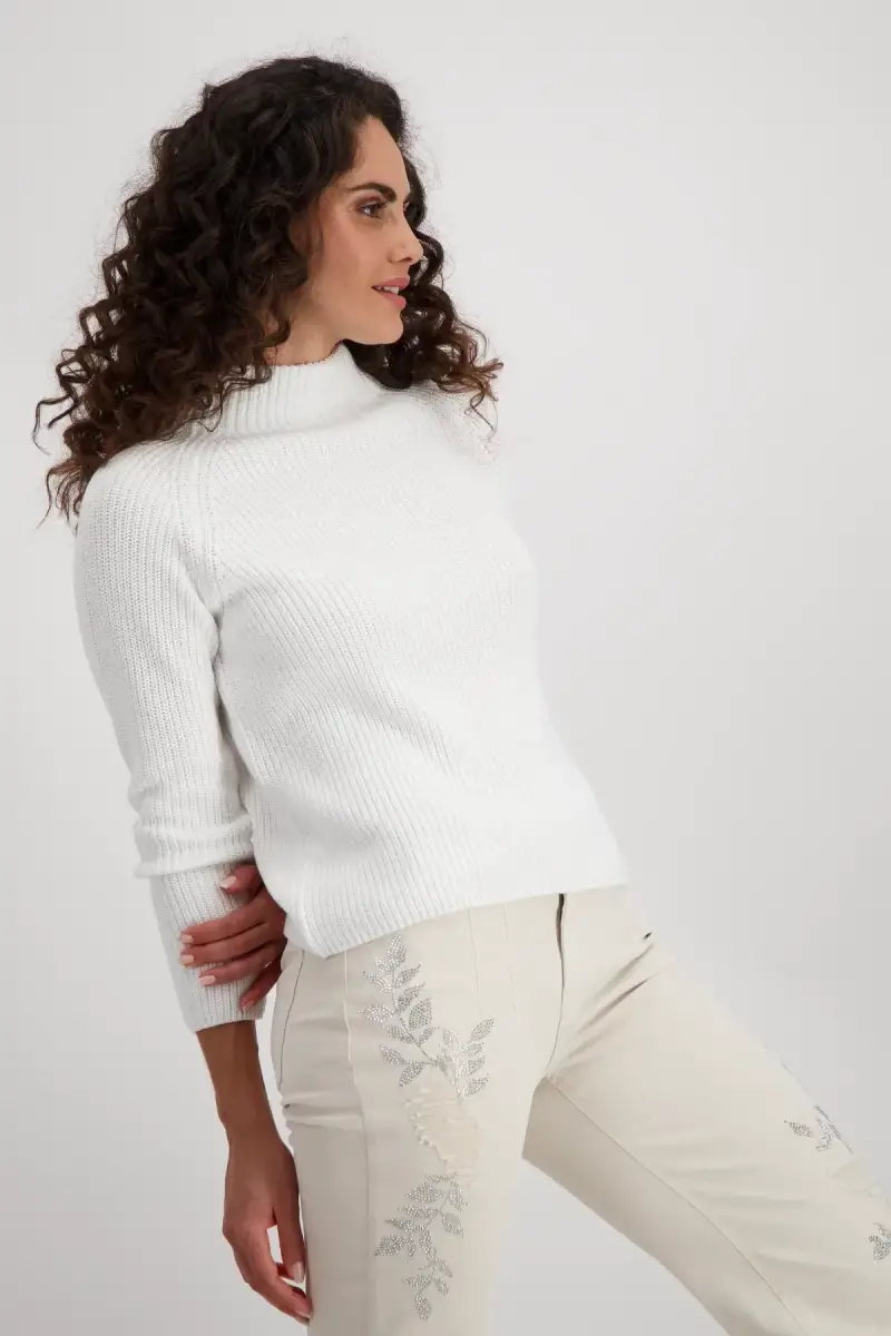 Monari Basic Stehkragen Pullover Zeitlich begrenztes Angebot