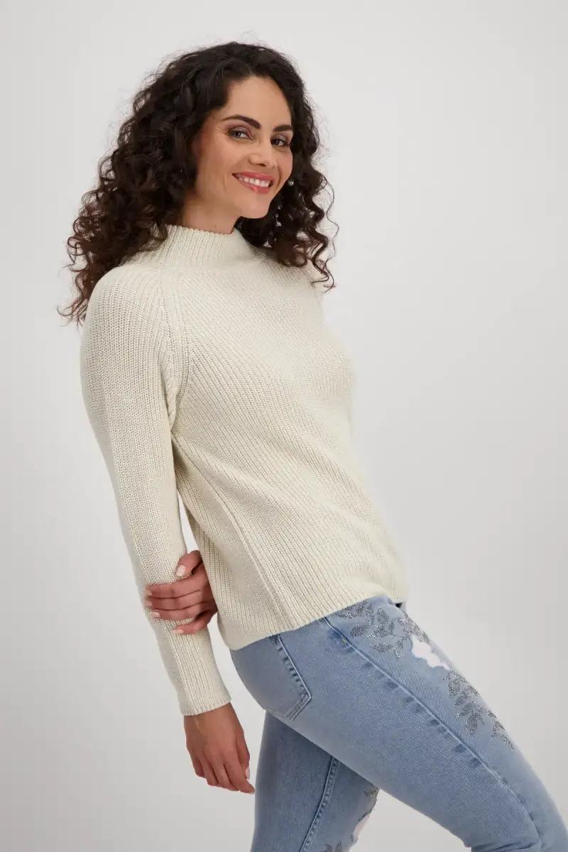 Monari Basic Stehkragen Pullover Blitzangebot