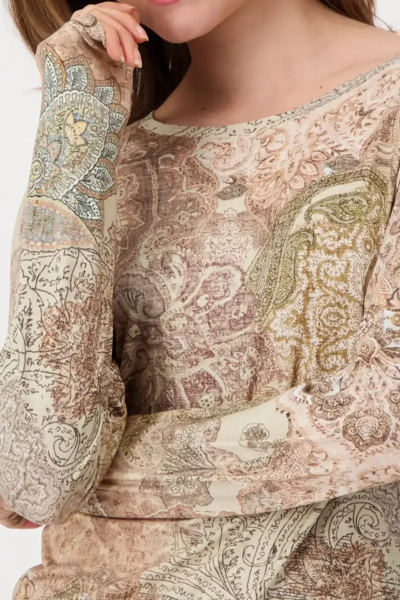 Monari Shirt mit Paisleymuster Bestseller