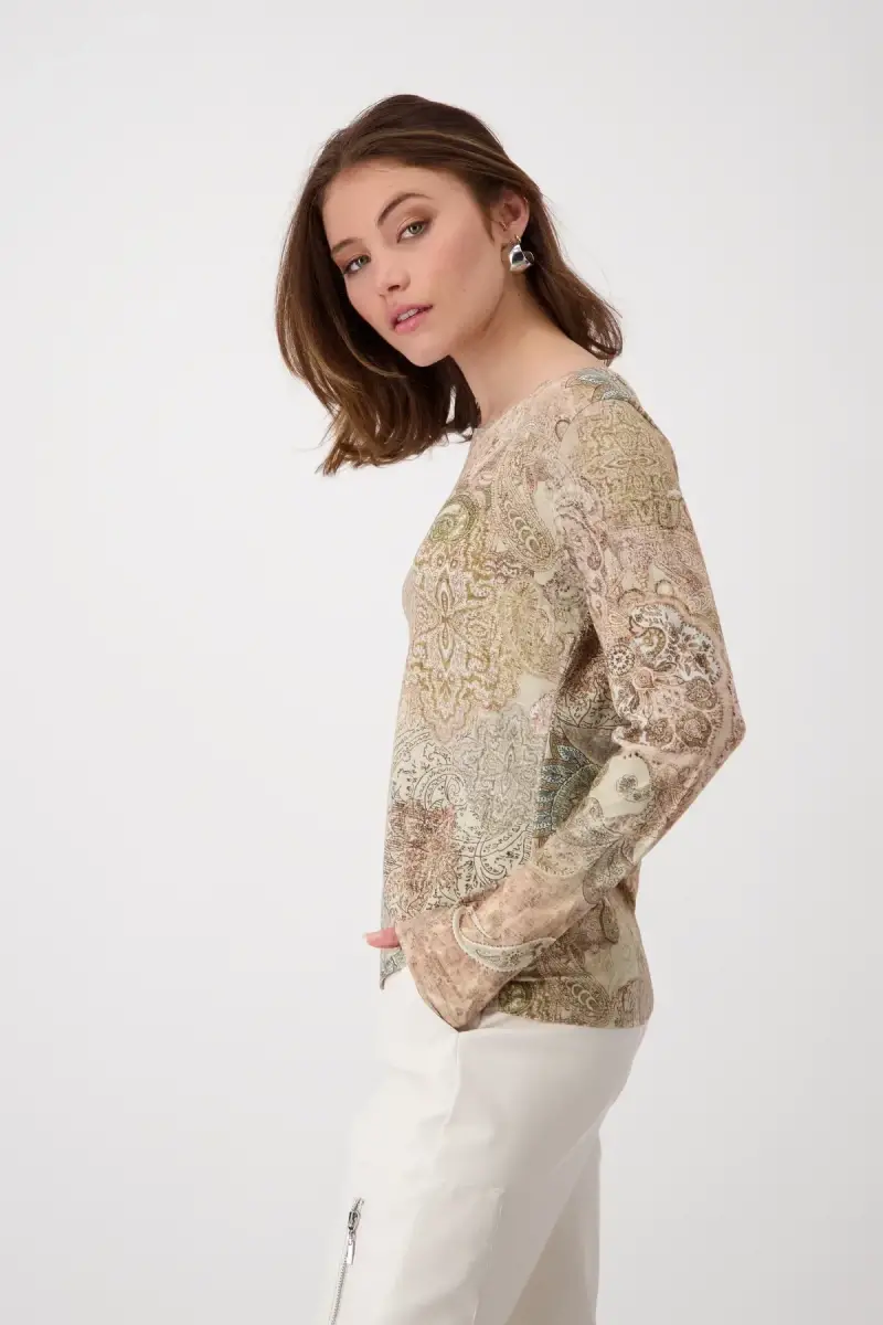 Monari Shirt mit Paisleymuster Bestseller
