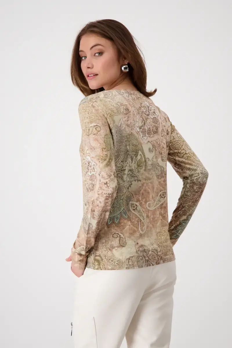 Monari Shirt mit Paisleymuster Bestseller