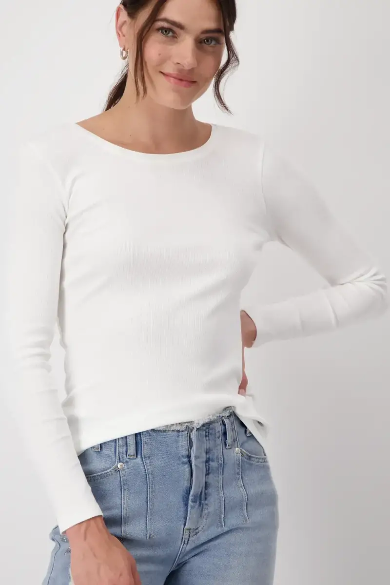 Monari Basic Shirt aus Pima Baumwolle VIP-Rabatte