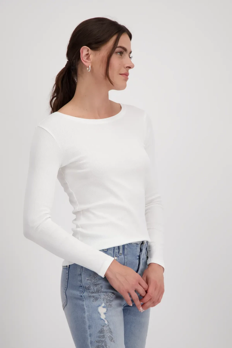 Monari Basic Shirt aus Pima Baumwolle VIP-Rabatte