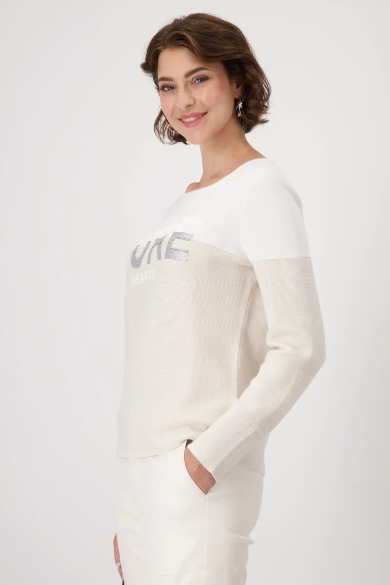 Monari Colorblock Pullover Tiefpreis