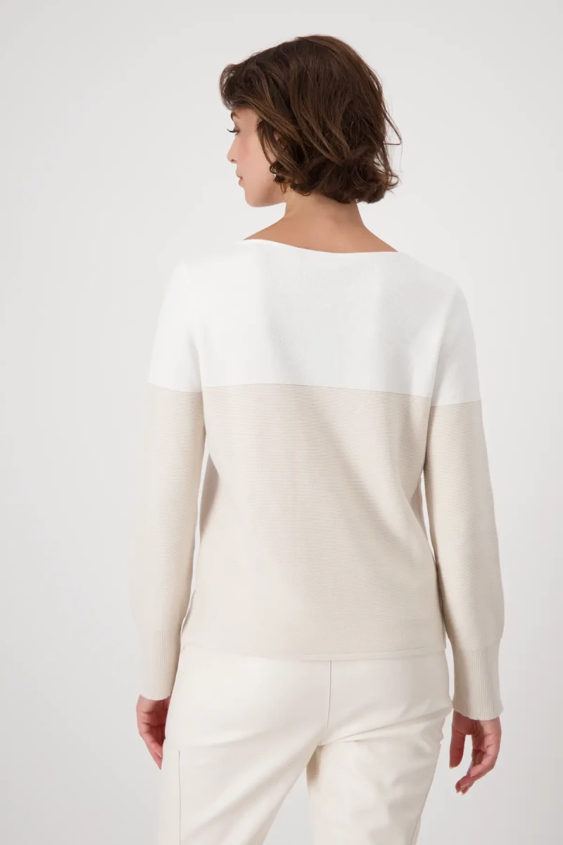 Monari Colorblock Pullover Tiefpreis