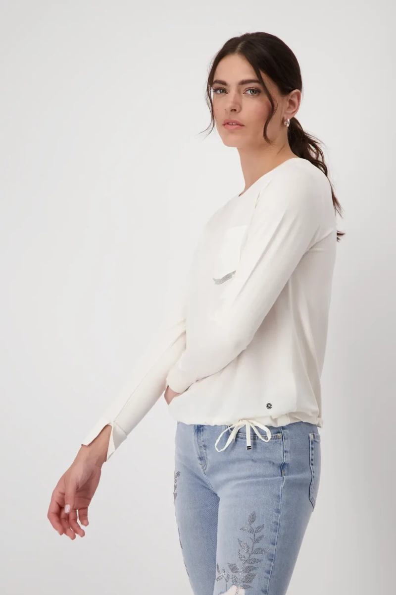 Monari Blusenshirt mit Schmucktasche Letzter Tag
