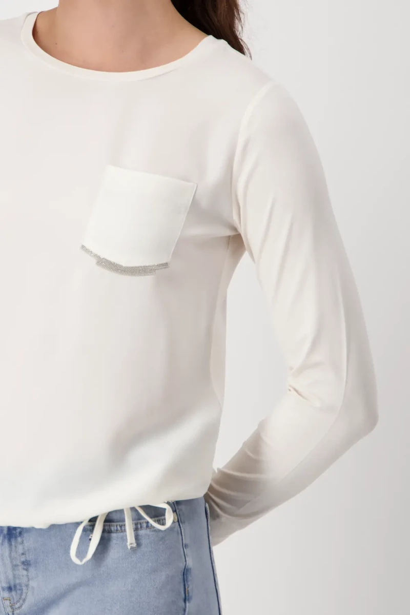 Monari Blusenshirt mit Schmucktasche Letzter Tag