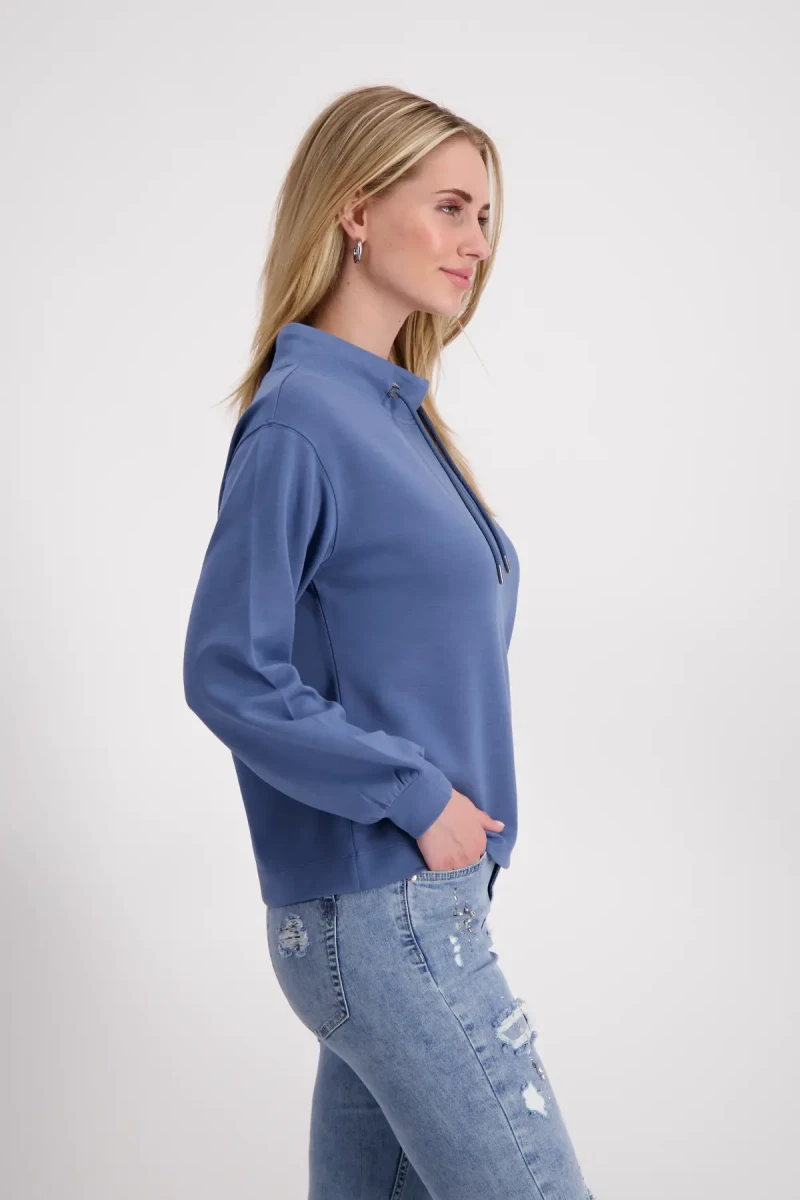 Monari Sweatshirt mit Stehkragen Bis zu 50% Rabatt