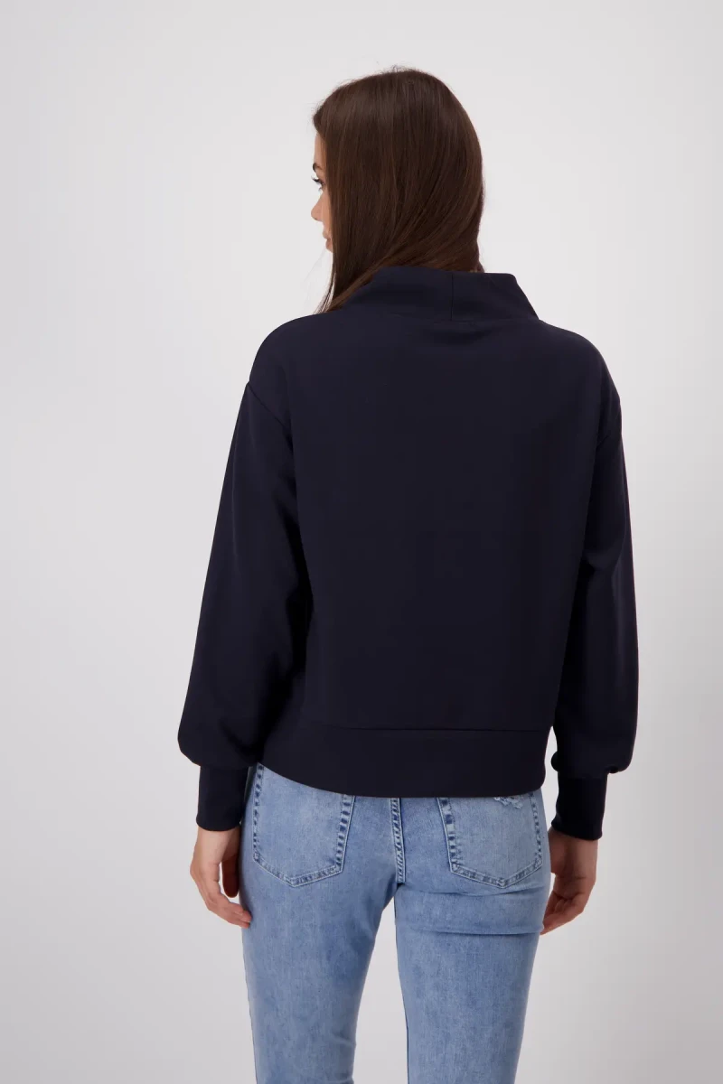 Monari Sweatshirt mit Emblem Print Bis zu 55% Rabatt