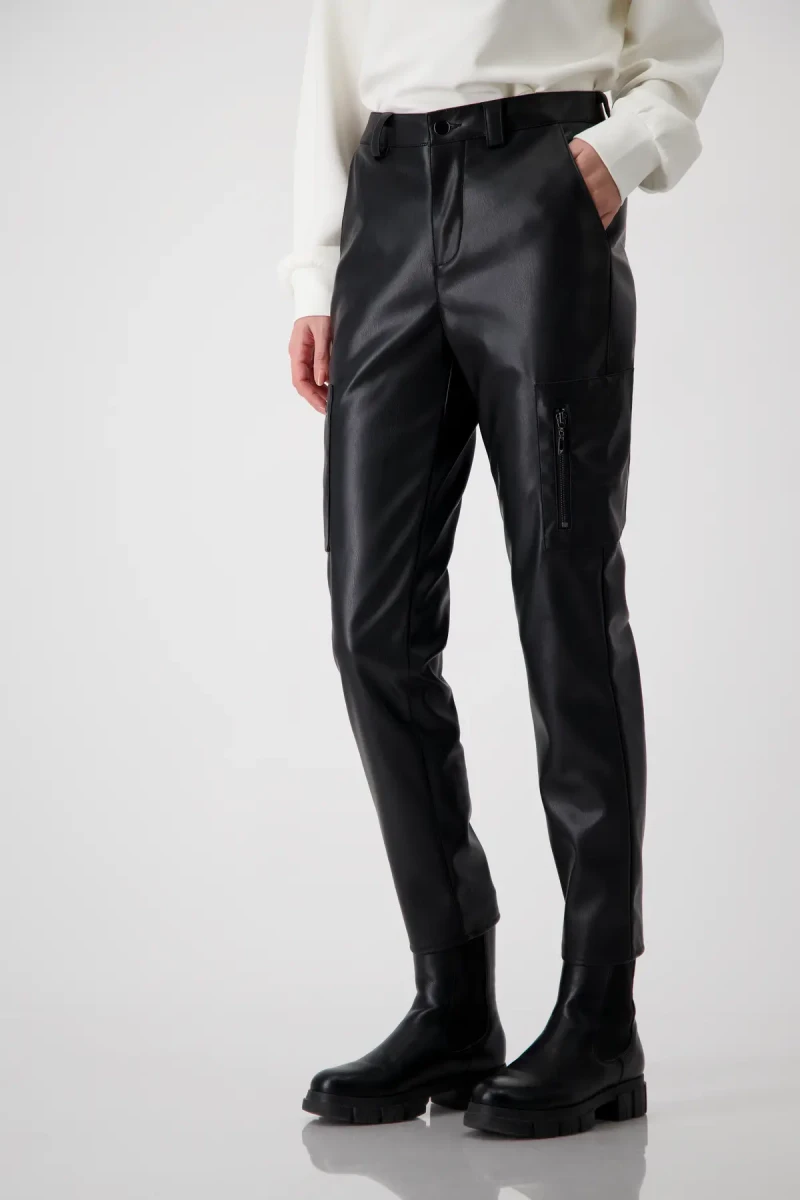 Monari Lederimitat Hose Clearance-Verkauf