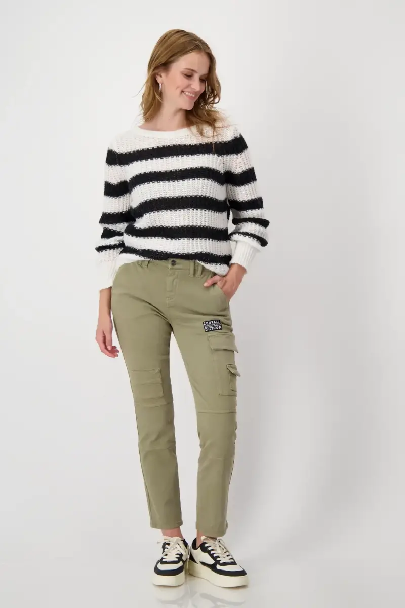 Monari Pullover mit Ringelmuster Kostenloser Versand international