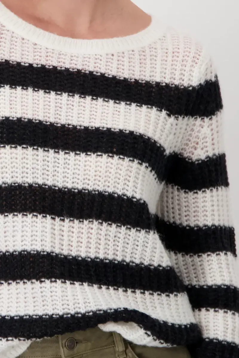 Monari Pullover mit Ringelmuster Kostenloser Versand international