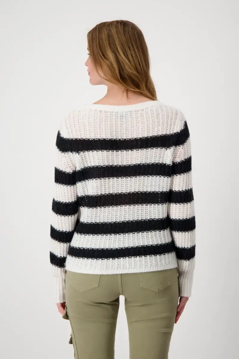 Monari Pullover mit Ringelmuster Kostenloser Versand international