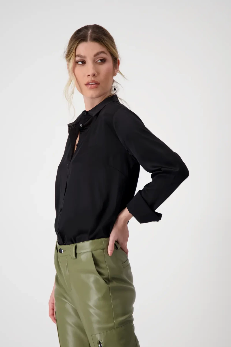 Monari Satin Bluse zollfrei