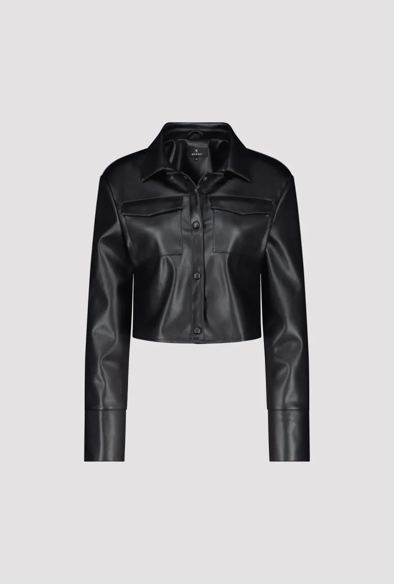 Monari Lederimitat Jacke Rabatte dieses Monats