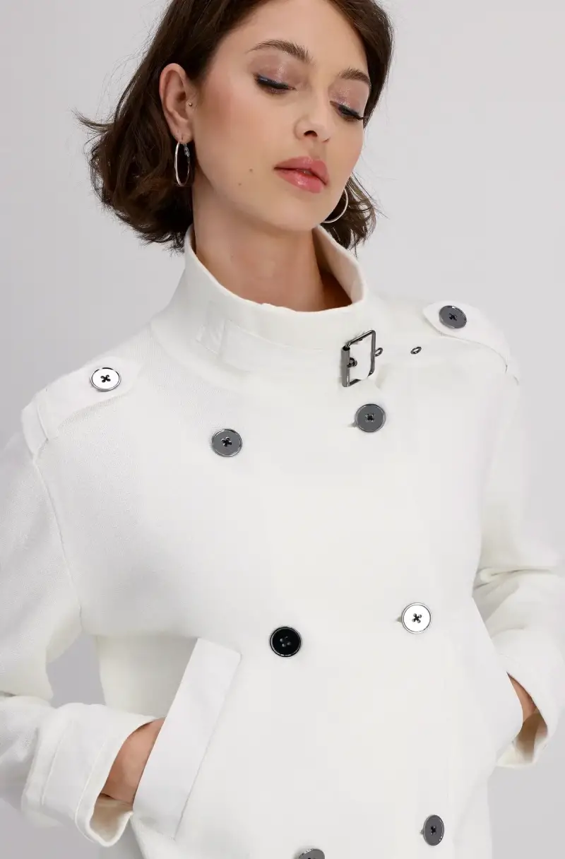 Monari Kurze Trench Strickjacke Angebote
