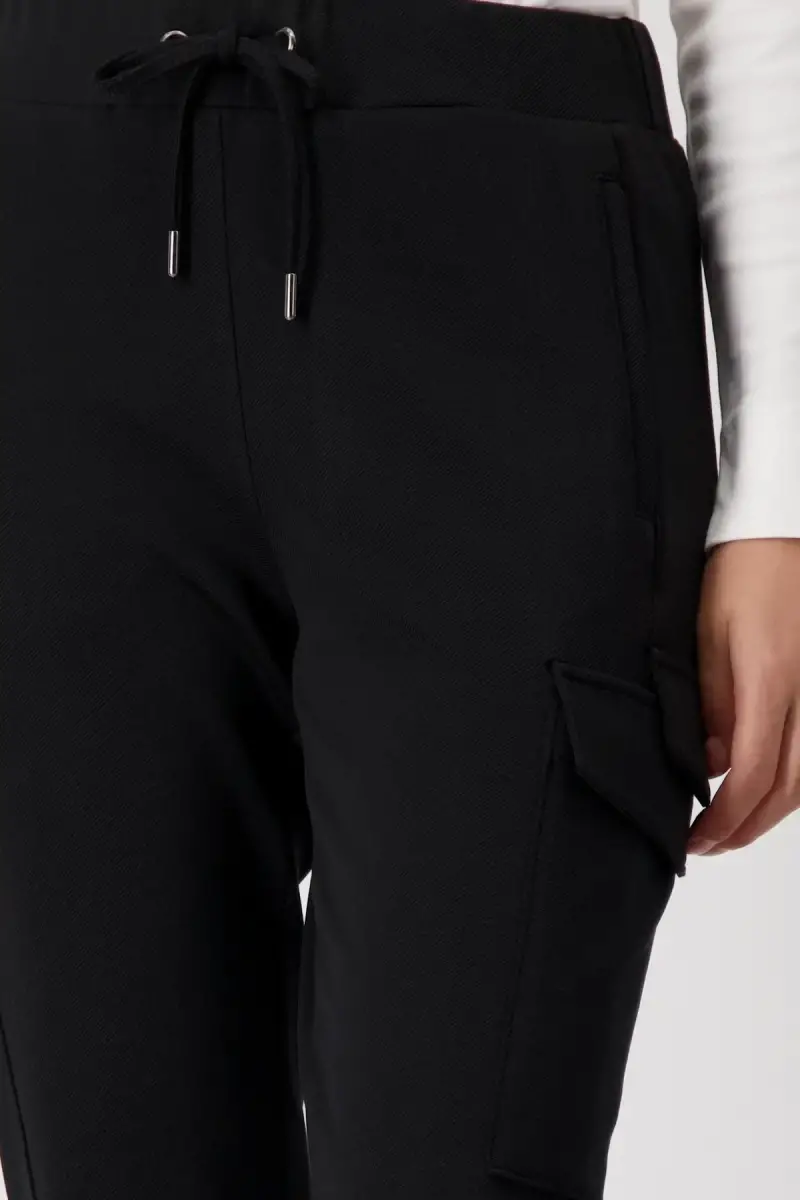 Monari Hose mit Rippstruktur Schlussverkauf