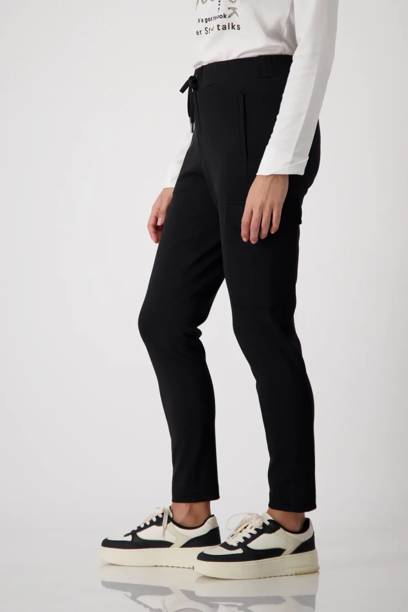 Monari Hose mit Rippstruktur Schlussverkauf