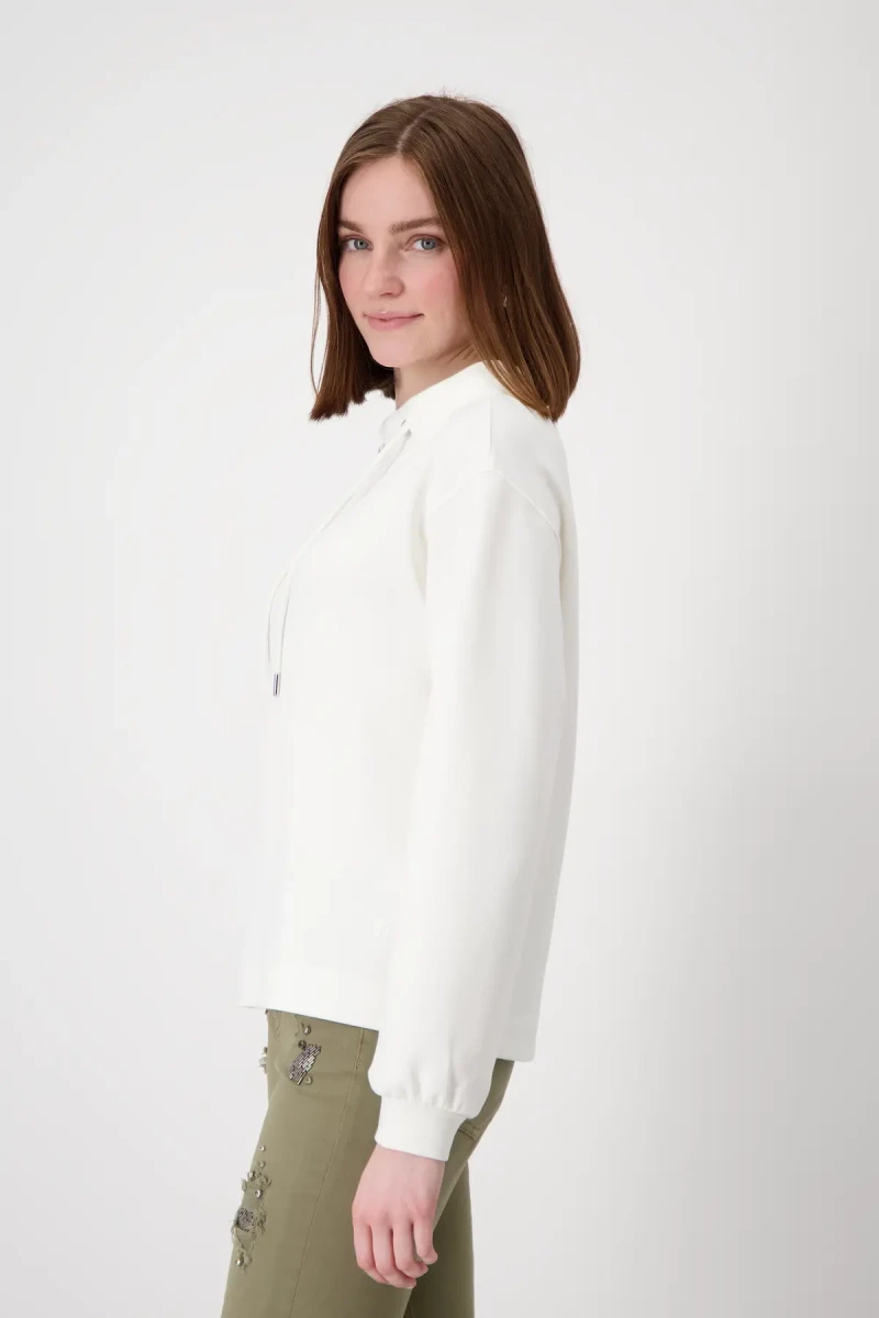Monari Sweatshirt mit Stehkragen Fabrikverkauf