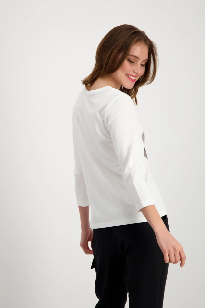 Monari Shirt mit Frauen Print Kostenloser Versand