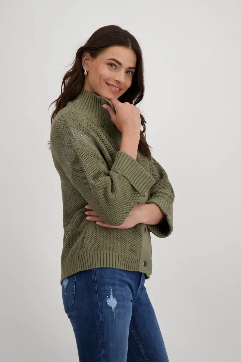 Monari Strickjacke mit Wabenmuster Limitierter Zeitrabatt