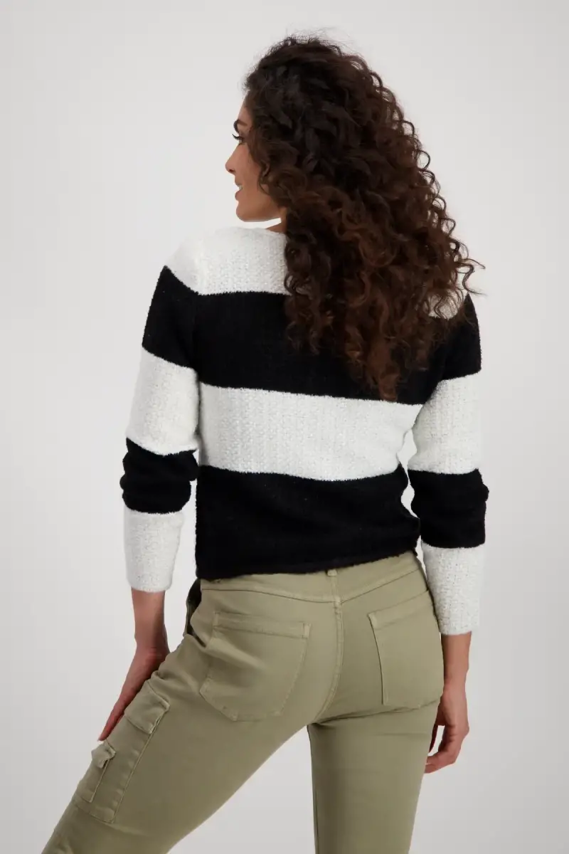 Monari Strickjacke mit Fransen Fabrik Onlineshop