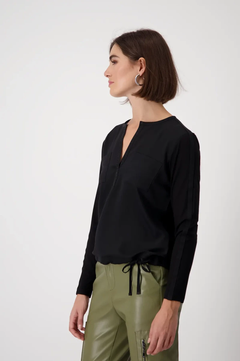 Monari Blusenshirt mit Strasssteine Fabrikpreis