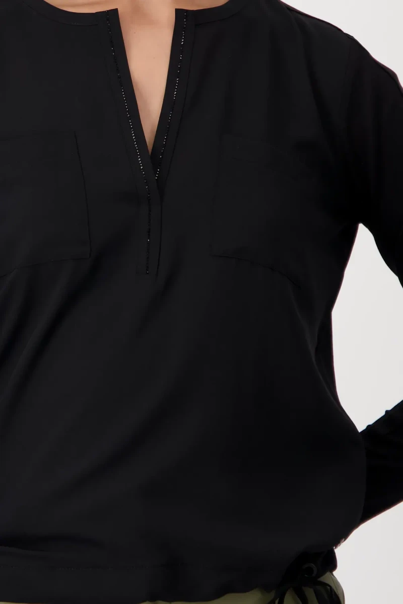 Monari Blusenshirt mit Strasssteine Fabrikpreis
