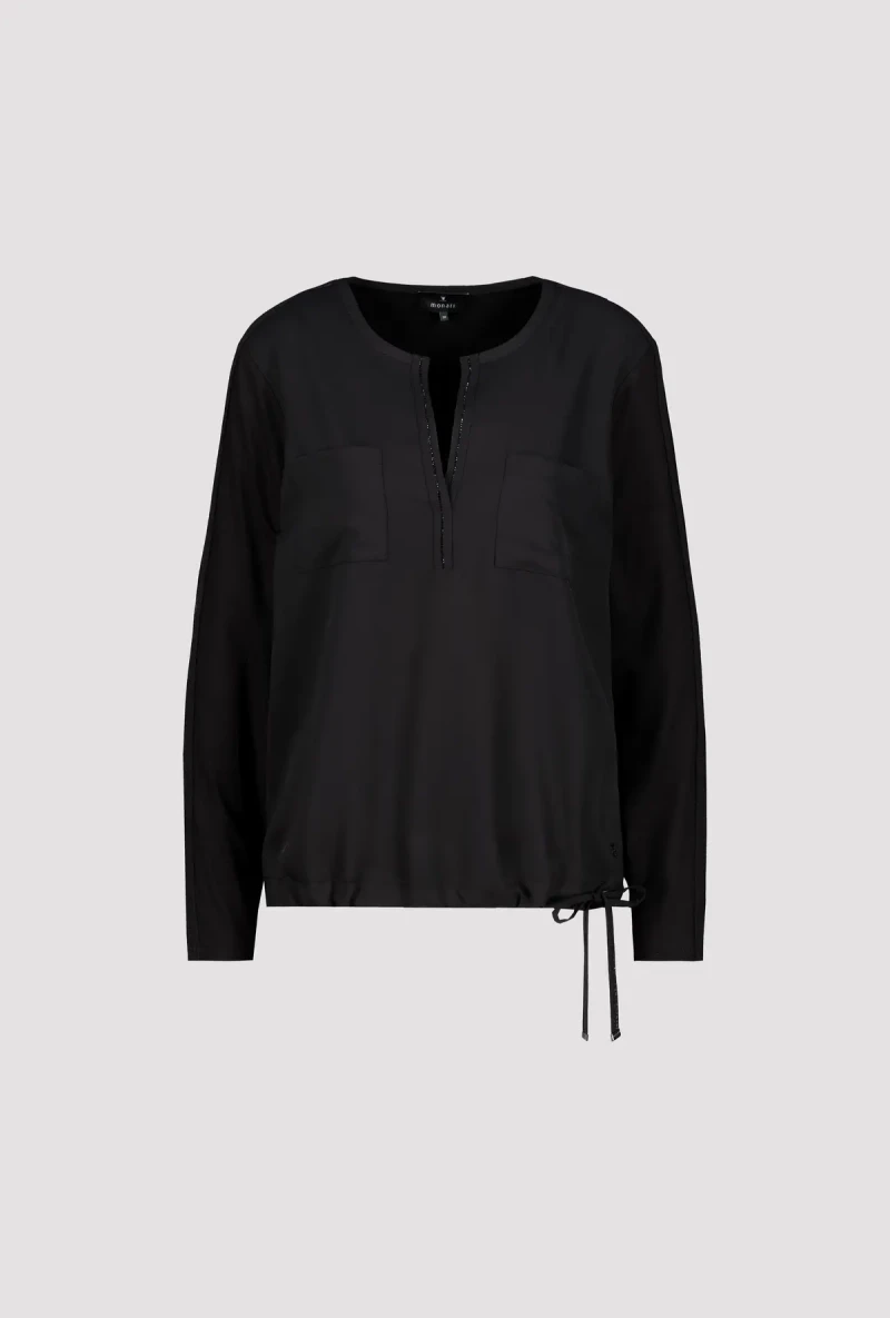 Monari Blusenshirt mit Strasssteine Fabrikpreis