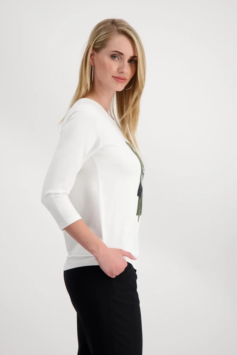 Monari Shirt mit Frauen Print Rabatt
