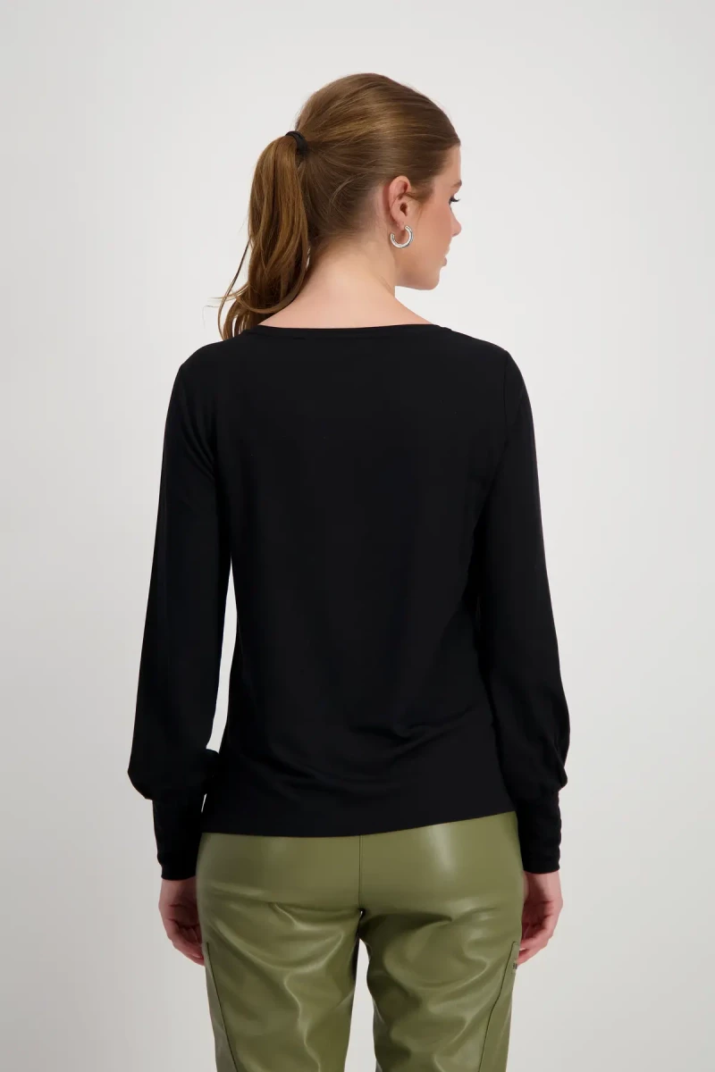Monari Shirt mit Taschen Print Black Friday