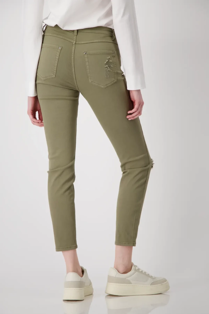 Monari Destroyed Jeans mit Schmuck Cyber Monday