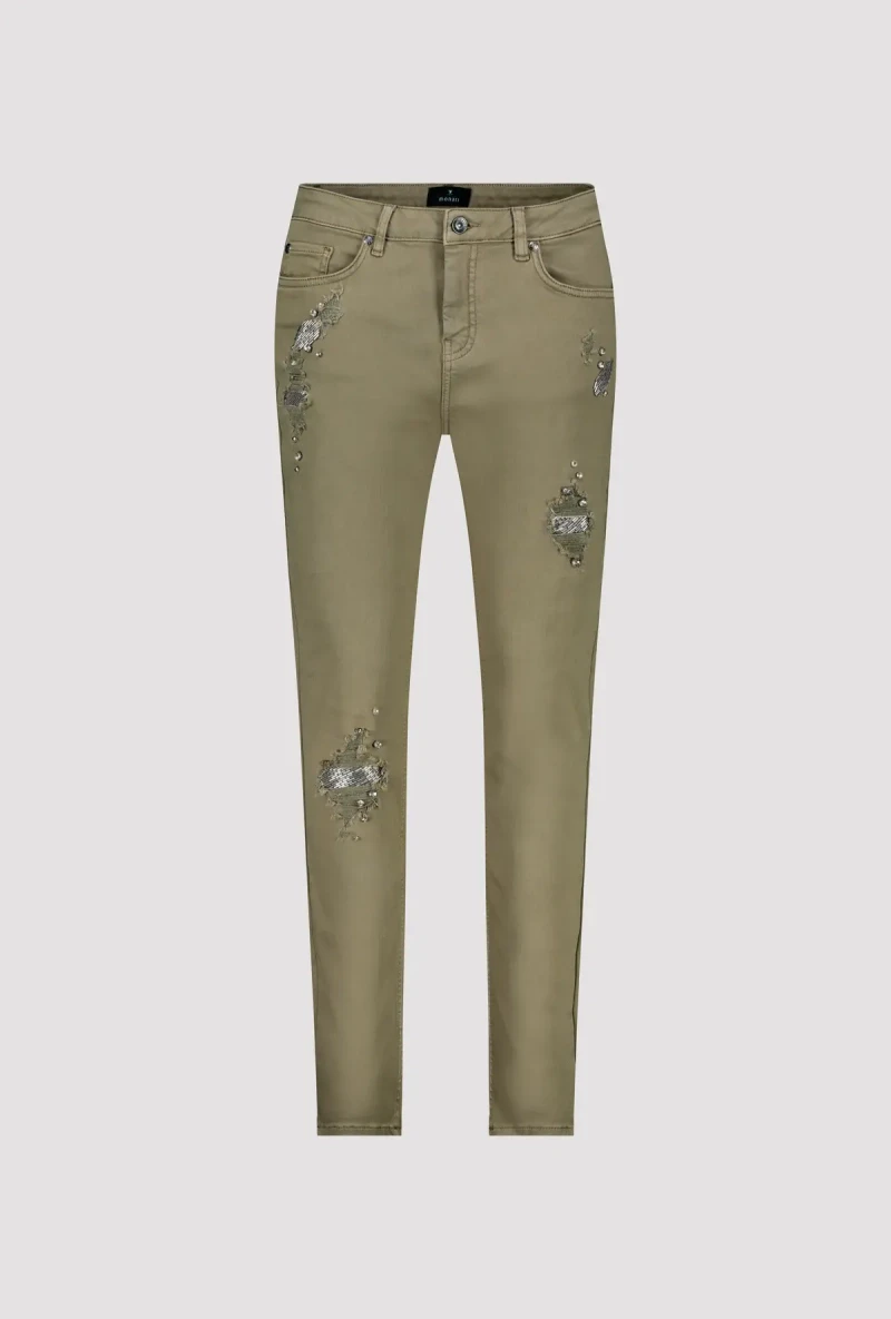 Monari Destroyed Jeans mit Schmuck Cyber Monday