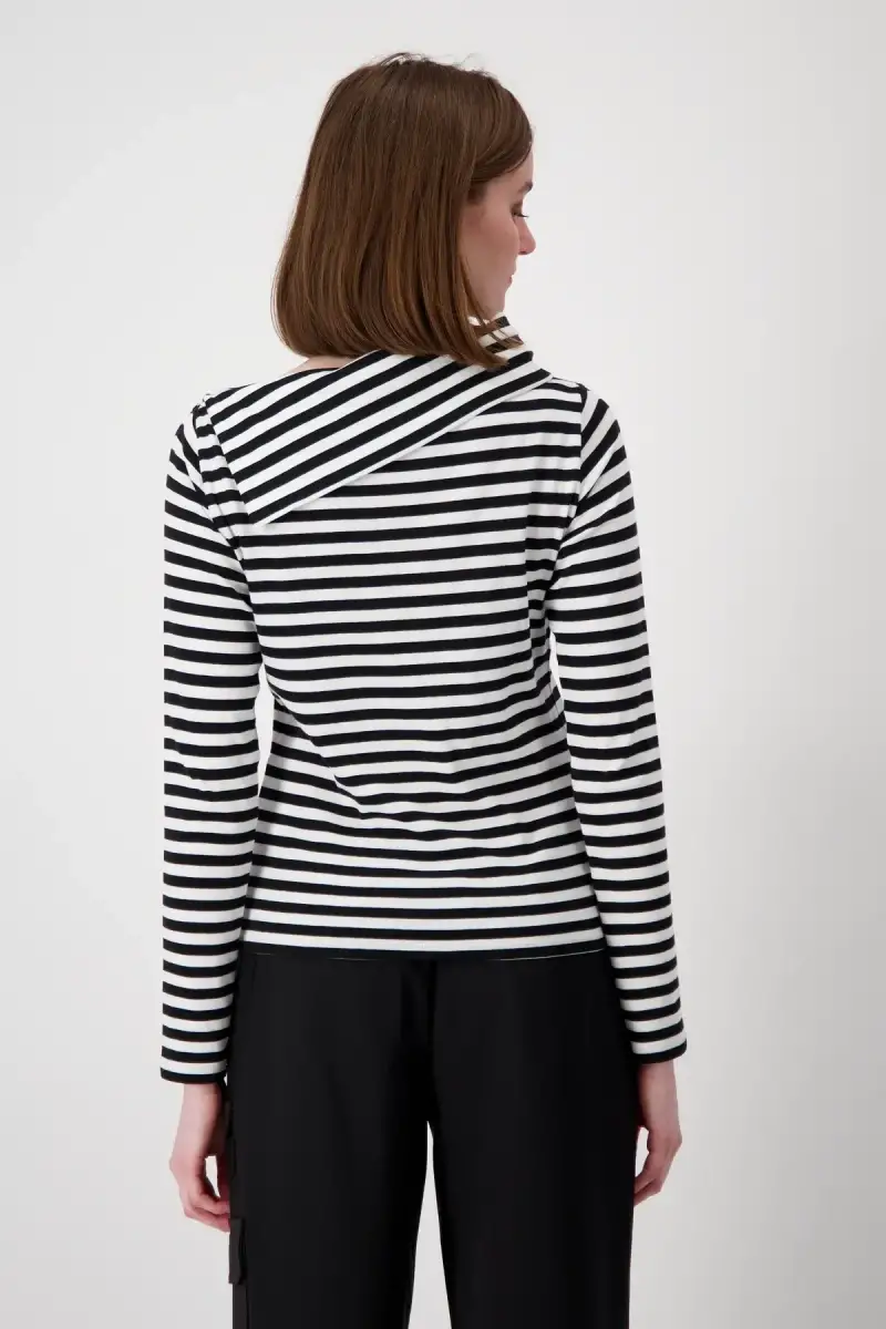 Monari Shirt mit Streifenmuster Weihnachtsangebot