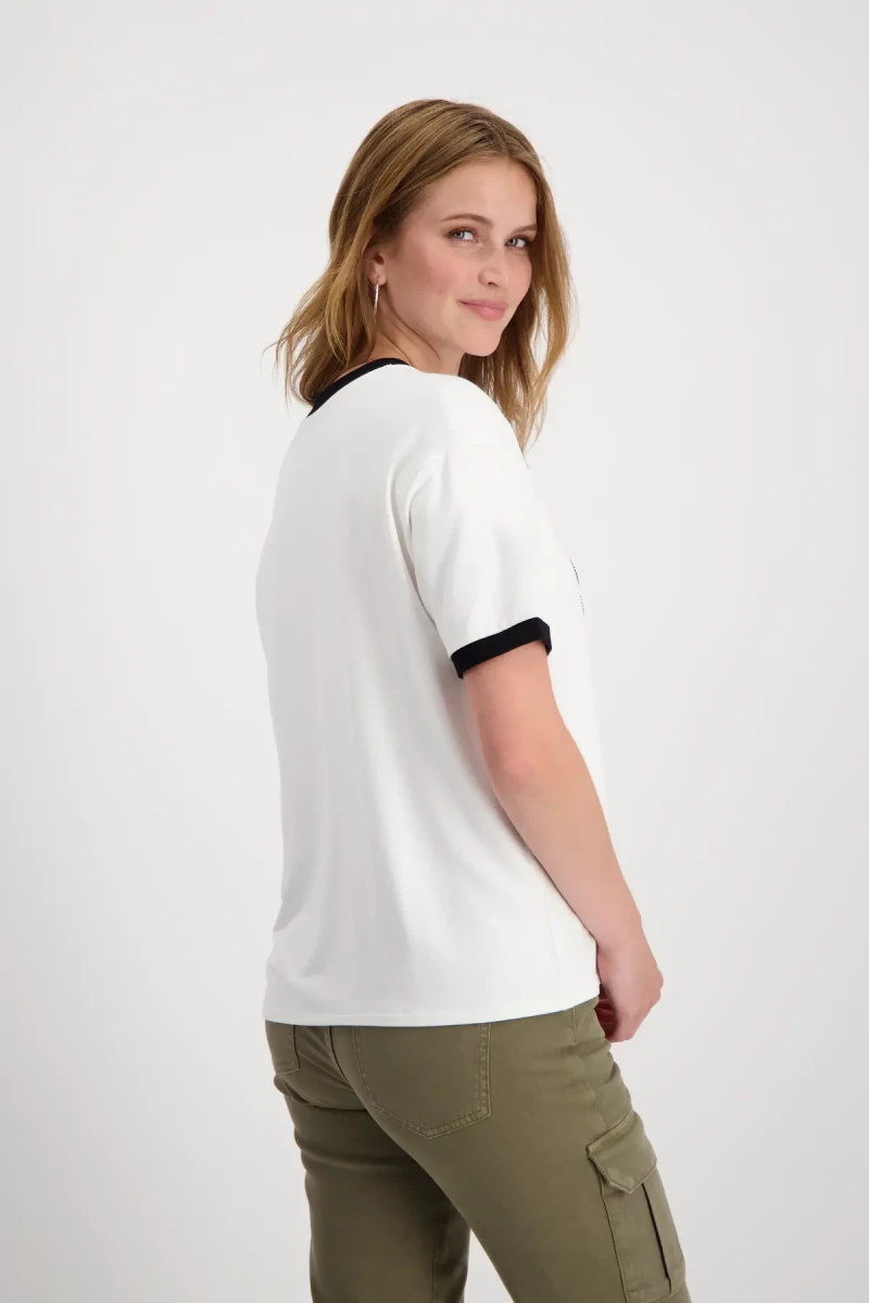 Monari T Shirt mit Frauen Print Neueste Mode