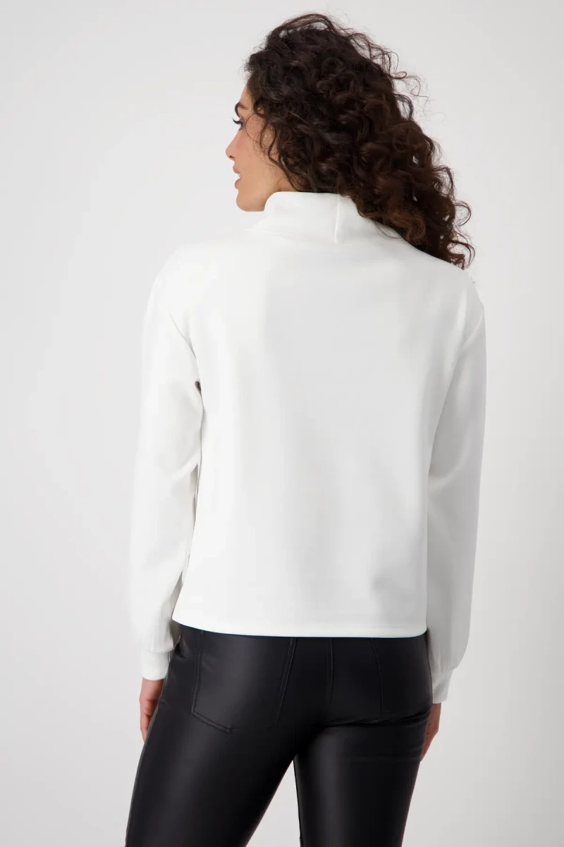 Monari Sweatshirt mit Patches und Strass Kauf eins, bekomm eins gratis