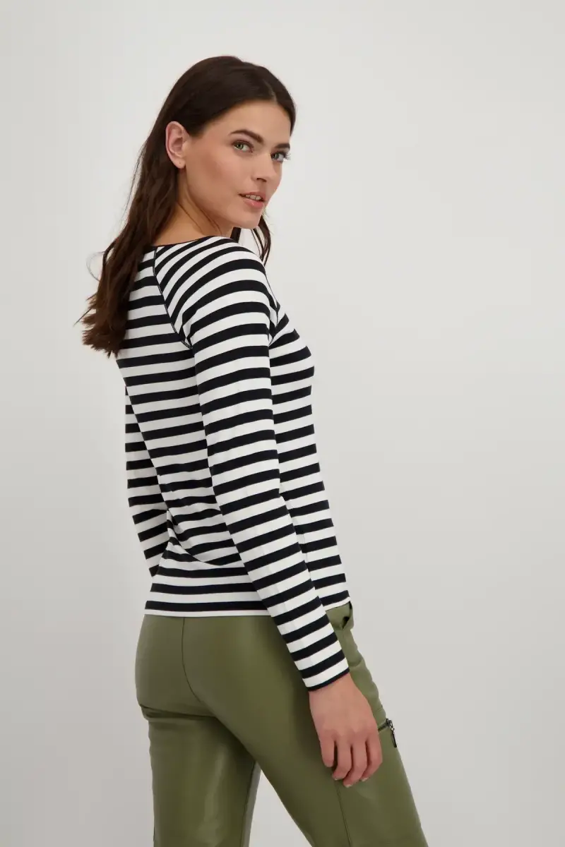 Monari Gestreiftes Shirt Sonderangebote