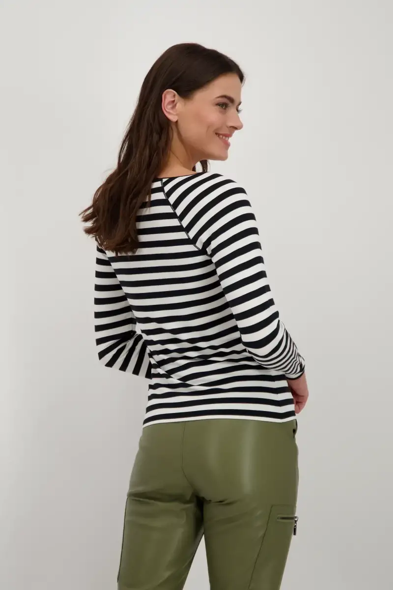 Monari Gestreiftes Shirt Sonderangebote