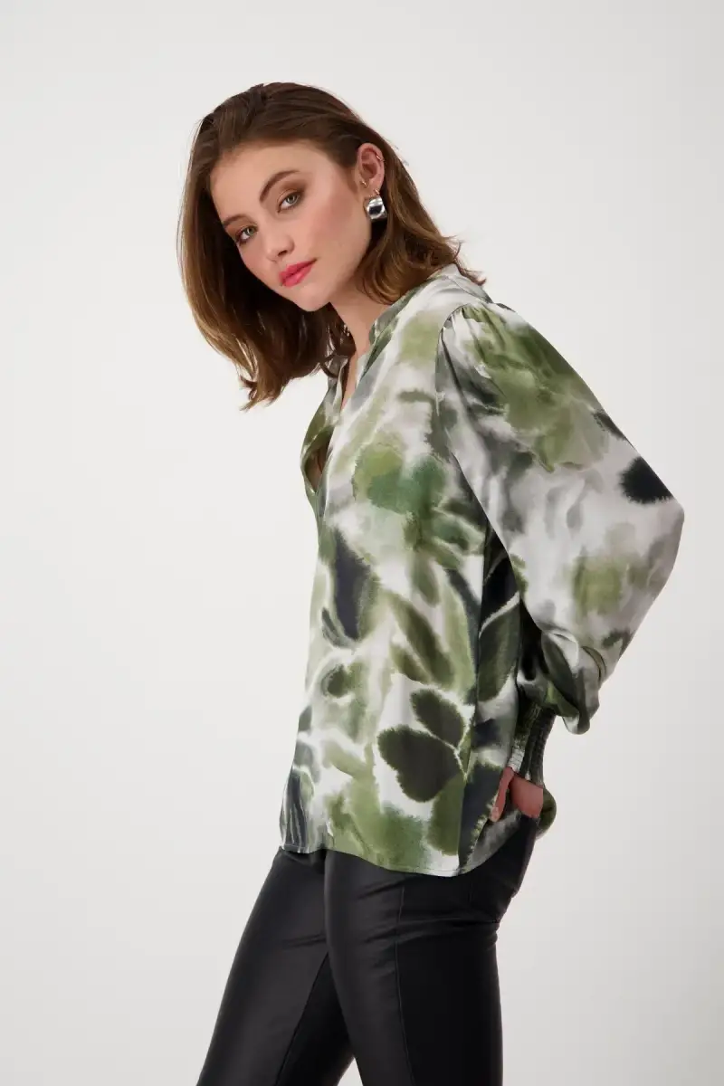 Monari Bluse mit Blumenmuster Letzte 3 Tage