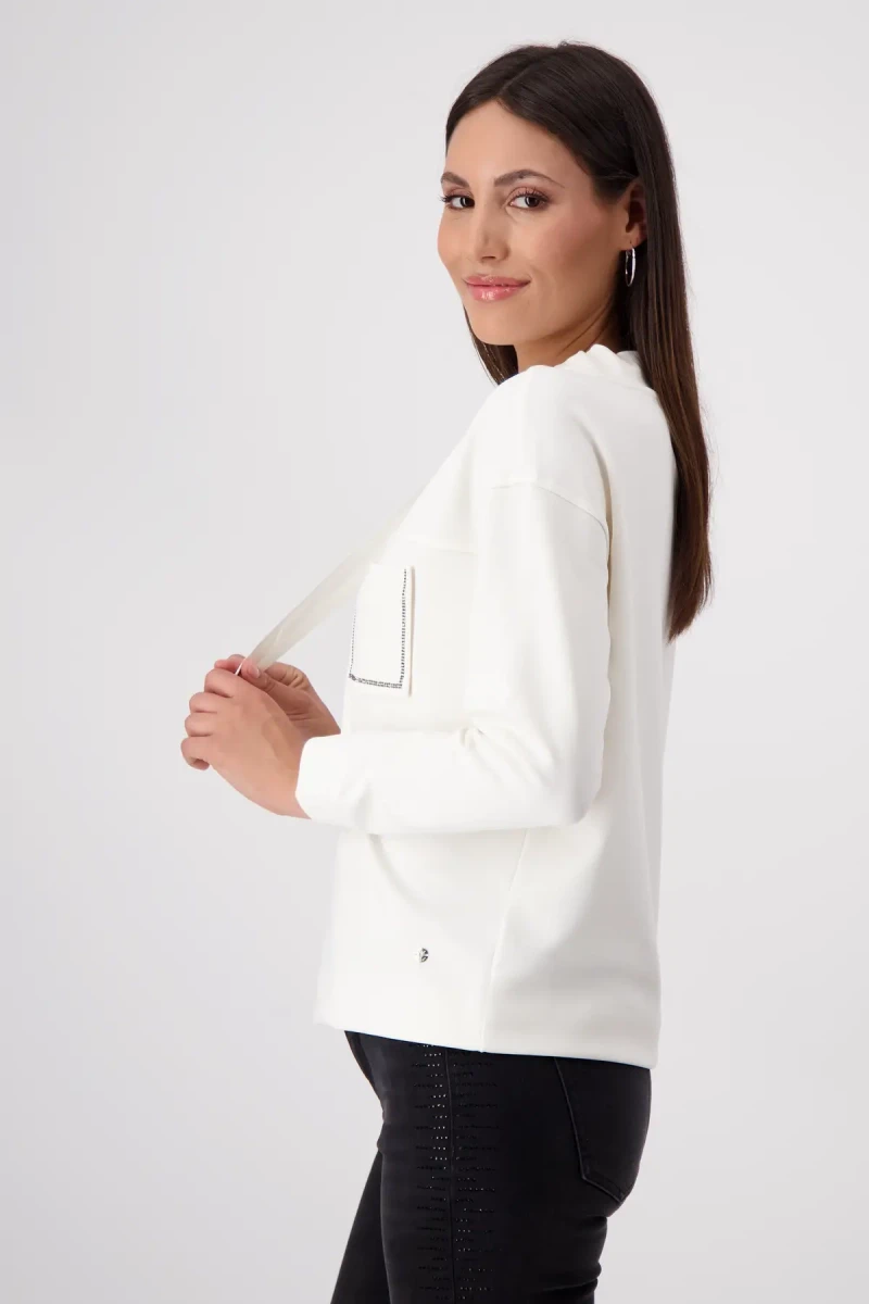 Monari Sweatshirt mit geschmückten Taschen JETZT KAUFEN