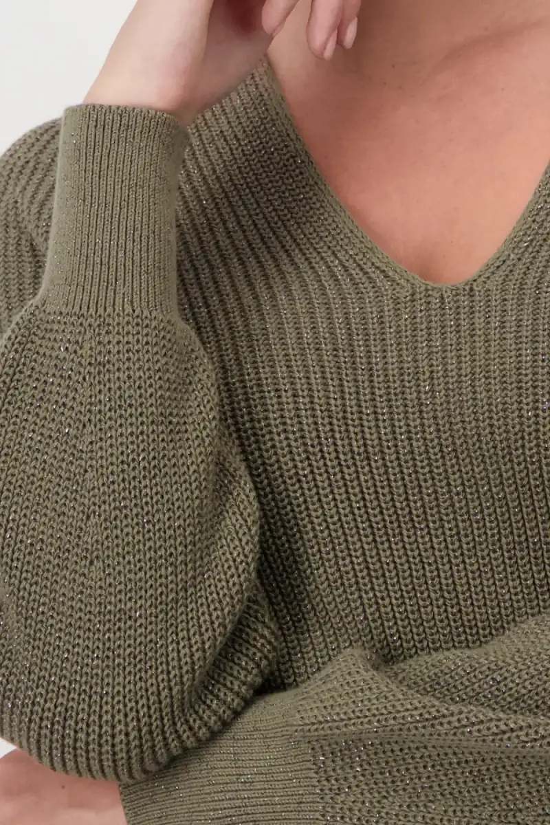 Monari Strickpullover mit Lurex Letzte 2 Tage